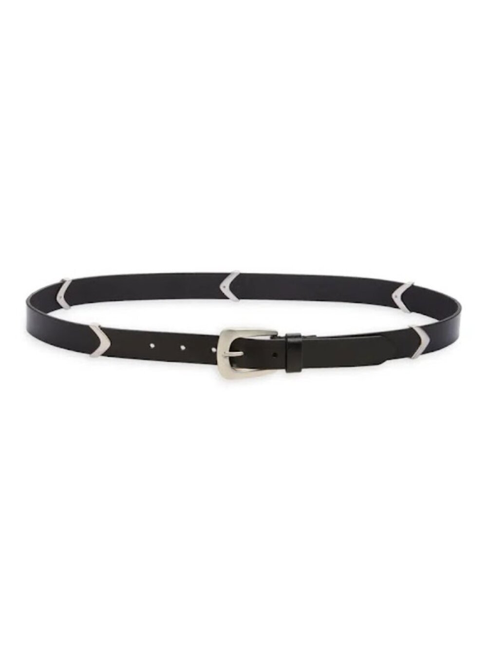 AllSaints Arrow Ornament Leather Belt